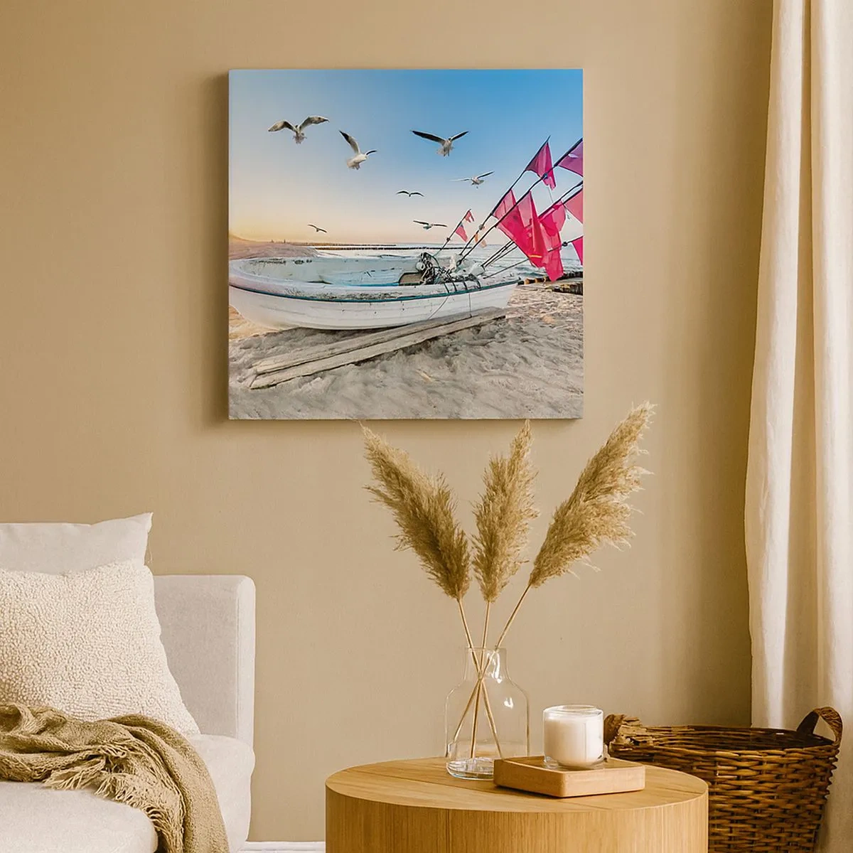 Tablou pe pânză - O odihnă binemeritată - 30x30 cm