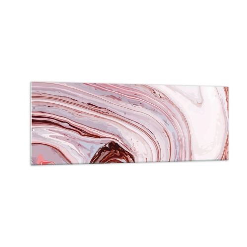 Tablou pe sticlă - Drept înainte, apoi dreapta jos - 140x50 cm