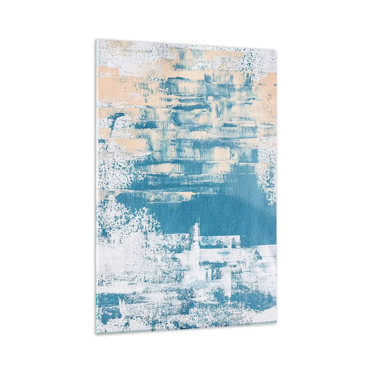 Tablou pe sticlă - Prin ţurţur de gheață - 80x120 cm