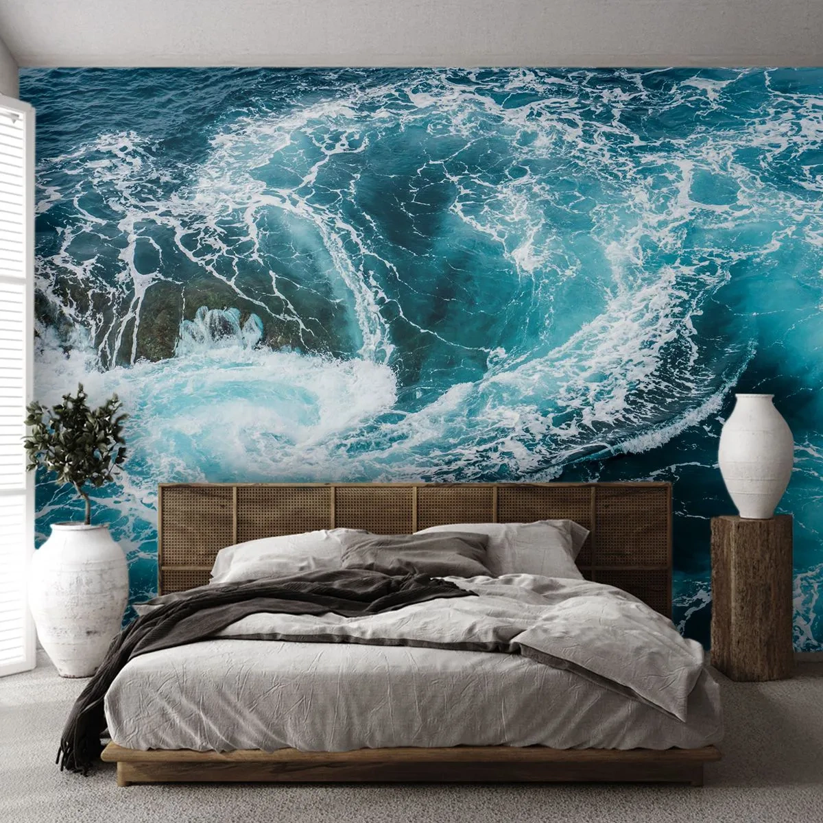 Tapet Standard Eco - Poarta spre interiorul Pământului - Mare, Abstracția, Bucată - 400x280 cm
