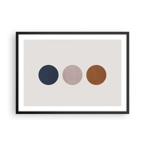 Poster în ramă neagră - Simbol de excelență - 70x50 cm