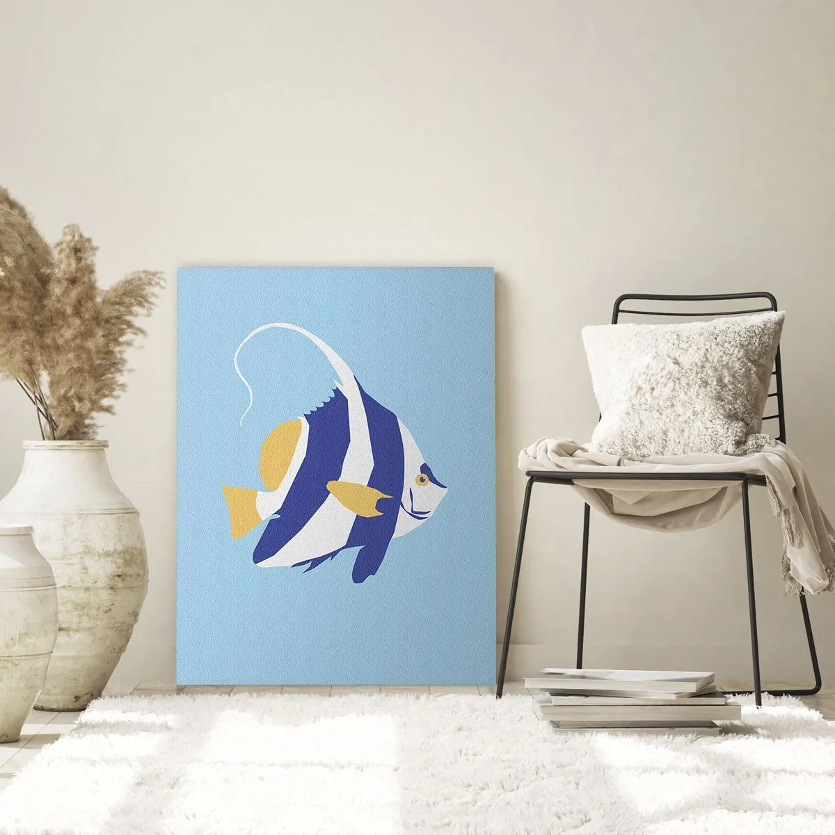 Tablou pe sticlă - Frumoasa din apele tropicale - 50x70 cm