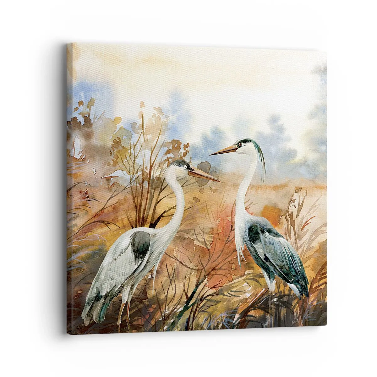 Tablou pe pânză - Încotro în toamnă? - 30x30 cm