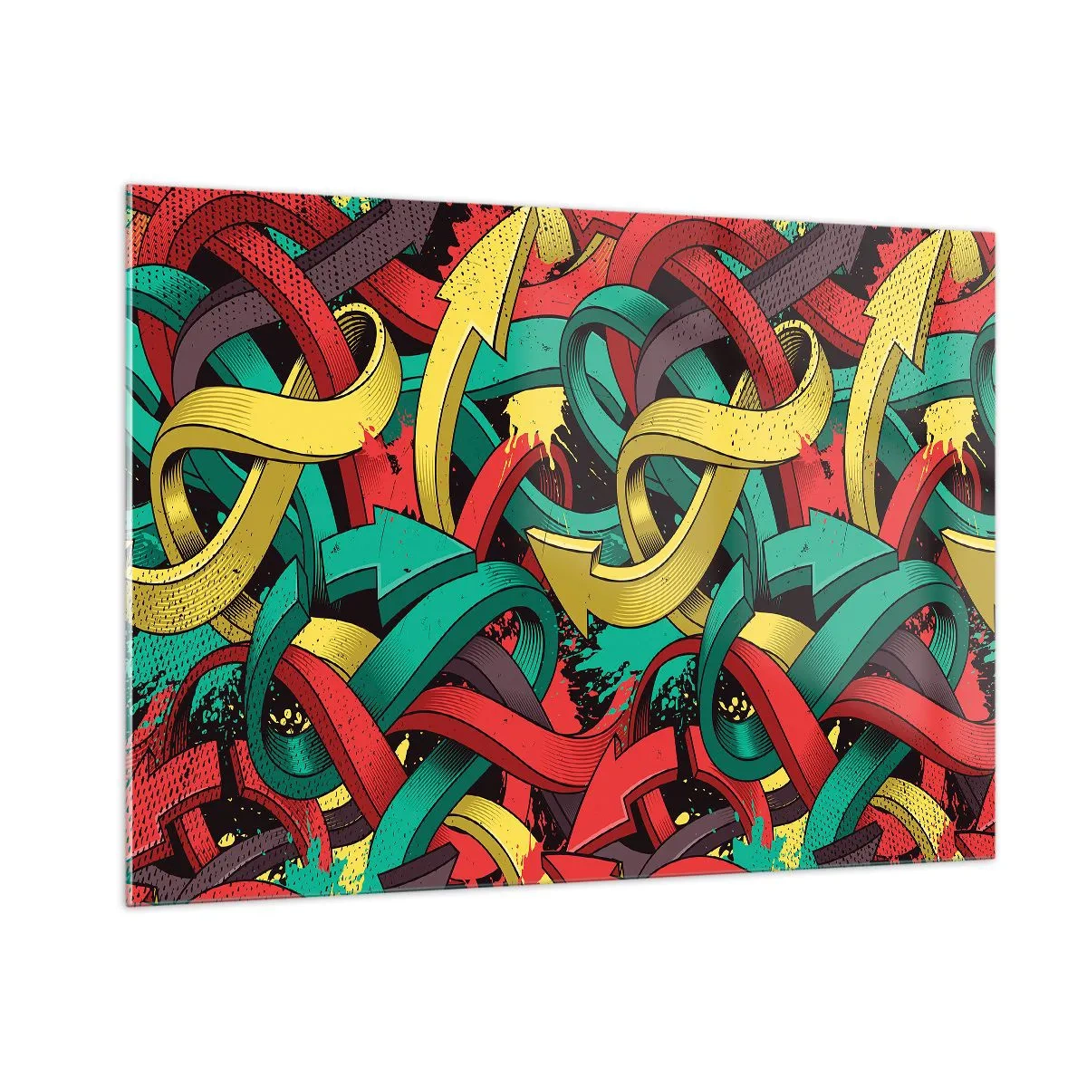 Tablou pe sticlă - Pe unde să mergem? - 100x70 cm