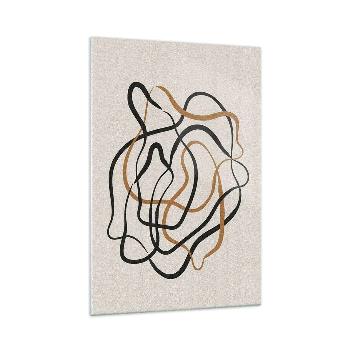 Tablou pe sticlă - Totul s-a încurcat - 70x100 cm