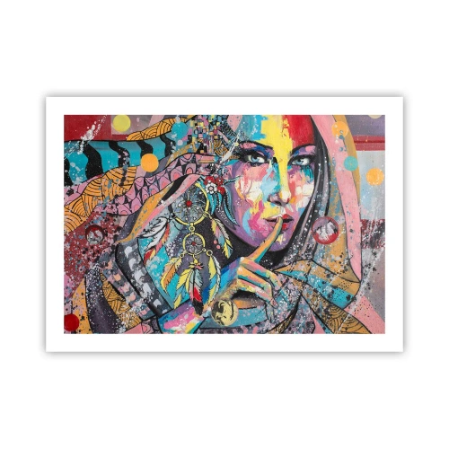 Poster - Taci până când înțelegi - 70x50 cm