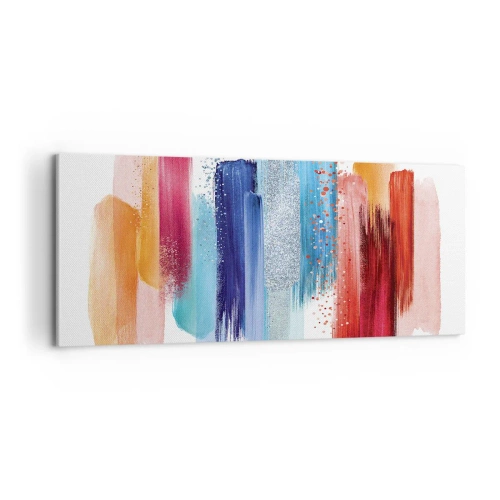 Tablou pe pânză - Sus și jos  - 100x40 cm