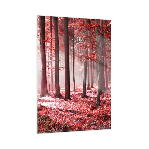 Tablou pe sticlă - Roșie este la fel de frumoasă - 50x70 cm