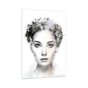 Tablou pe sticlă - Un portret extrem de elegant - 50x70 cm