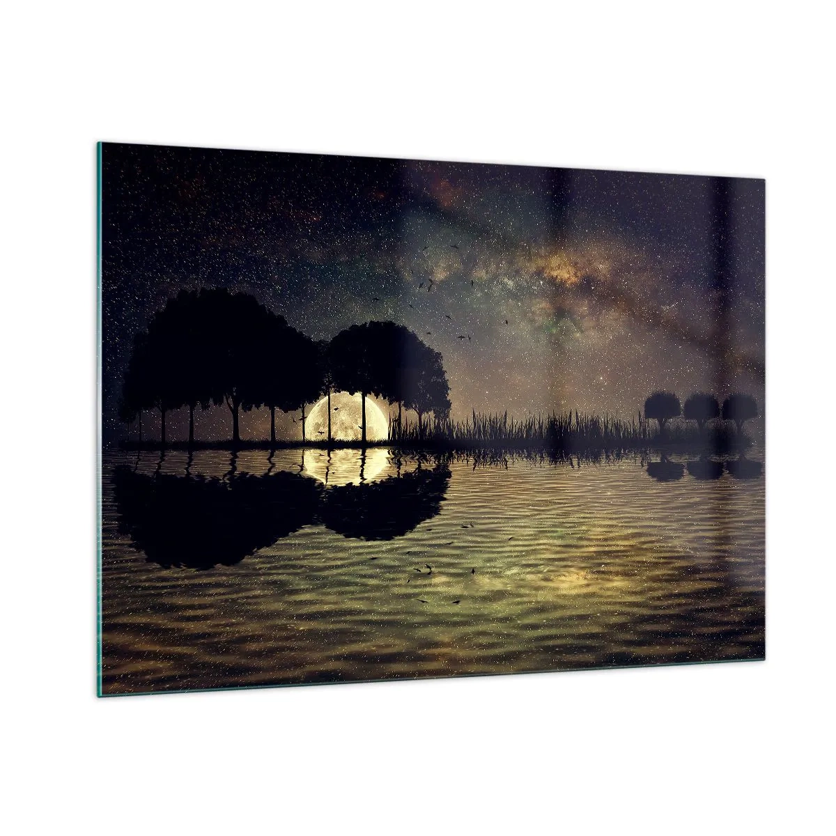 Tablou pe sticlă - O noapte la capătul lumii - 100x70 cm