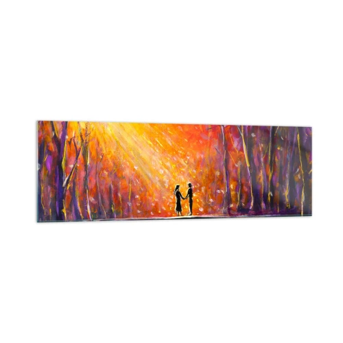 Tablou pe sticlă - Și cerul îi iubește - 160x50 cm