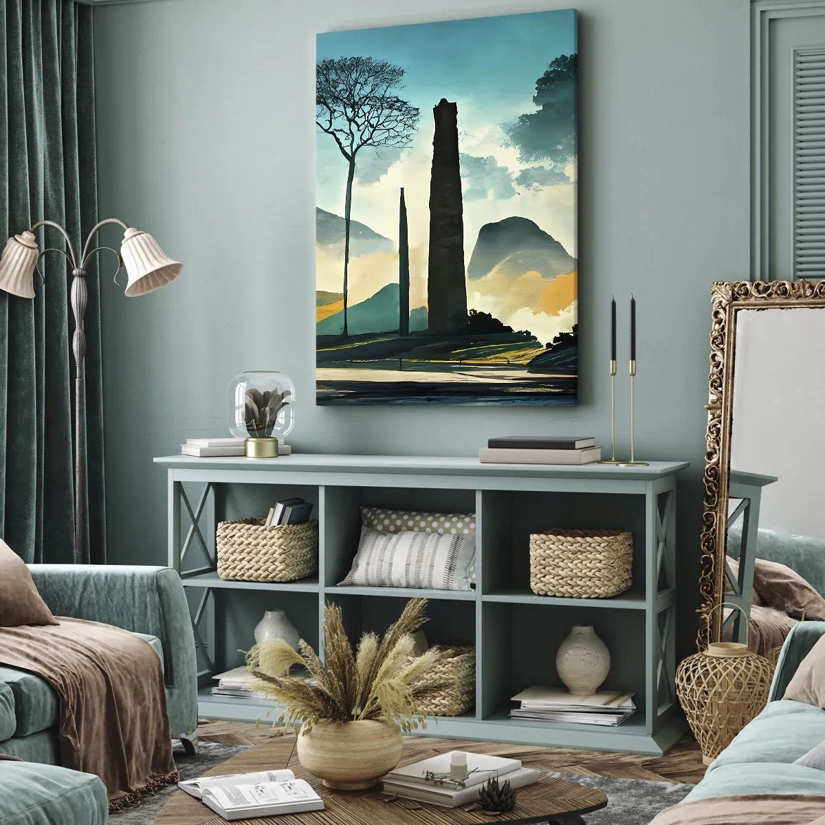 Tablou pe pânză - Din ce în ce mai sus - 70x100 cm