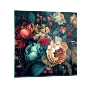 Tablou pe sticlă - Farmecul secolului al XIX-lea - 70x70 cm