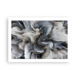 Poster - Piatră și floare - 70x50 cm