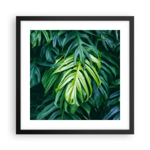 Poster în ramă neagră - Scufundă-te în prospețime - 40x40 cm