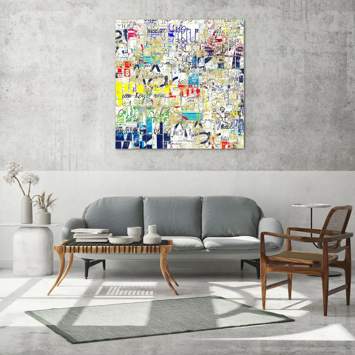 Tablou pe sticlă - Pur și simplu plăcut pentru ochi - 40x40 cm