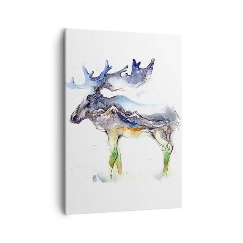 Tablou pe pânză - Eroul poveștii de iarnă - 50x70 cm