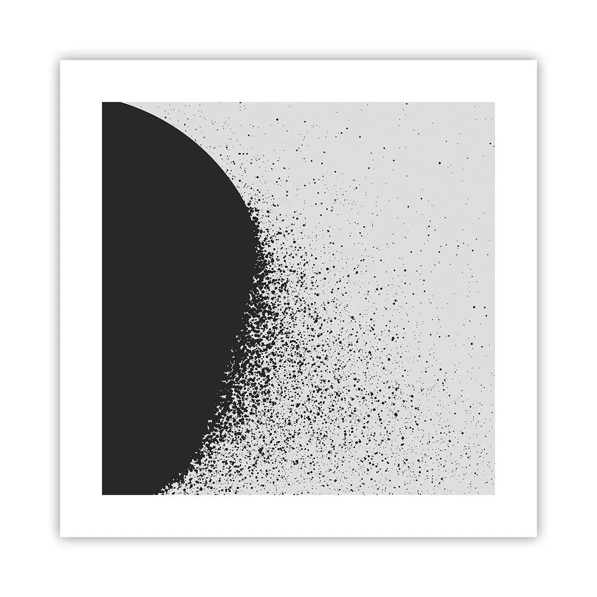 Poster - Mișcarea particulelor - 40x40 cm