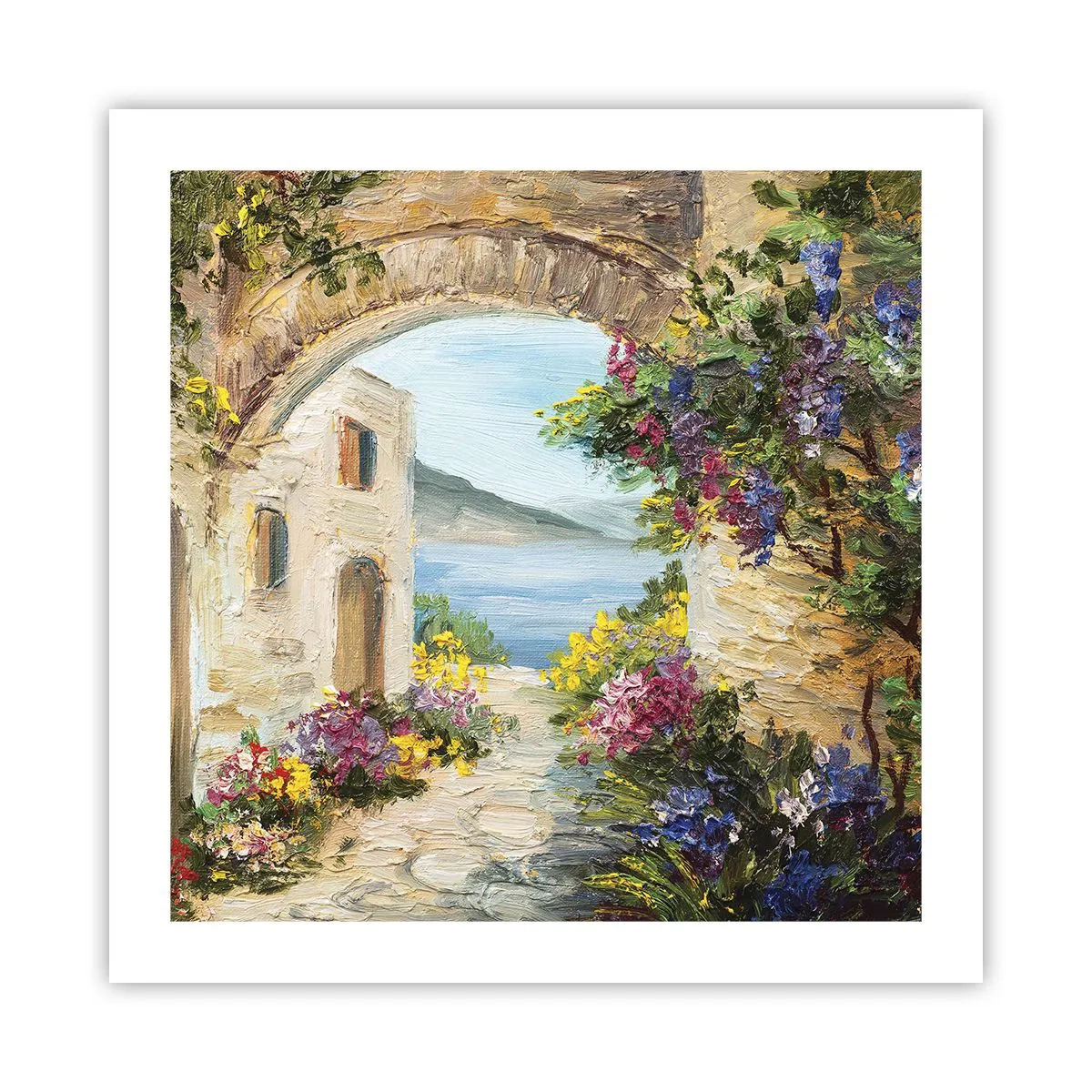 Poster - Farmecul peisajului de coastă - 50x50 cm