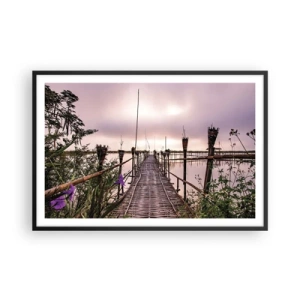 Poster în ramă neagră - Pacea și liniștea Asiei - 91x61 cm