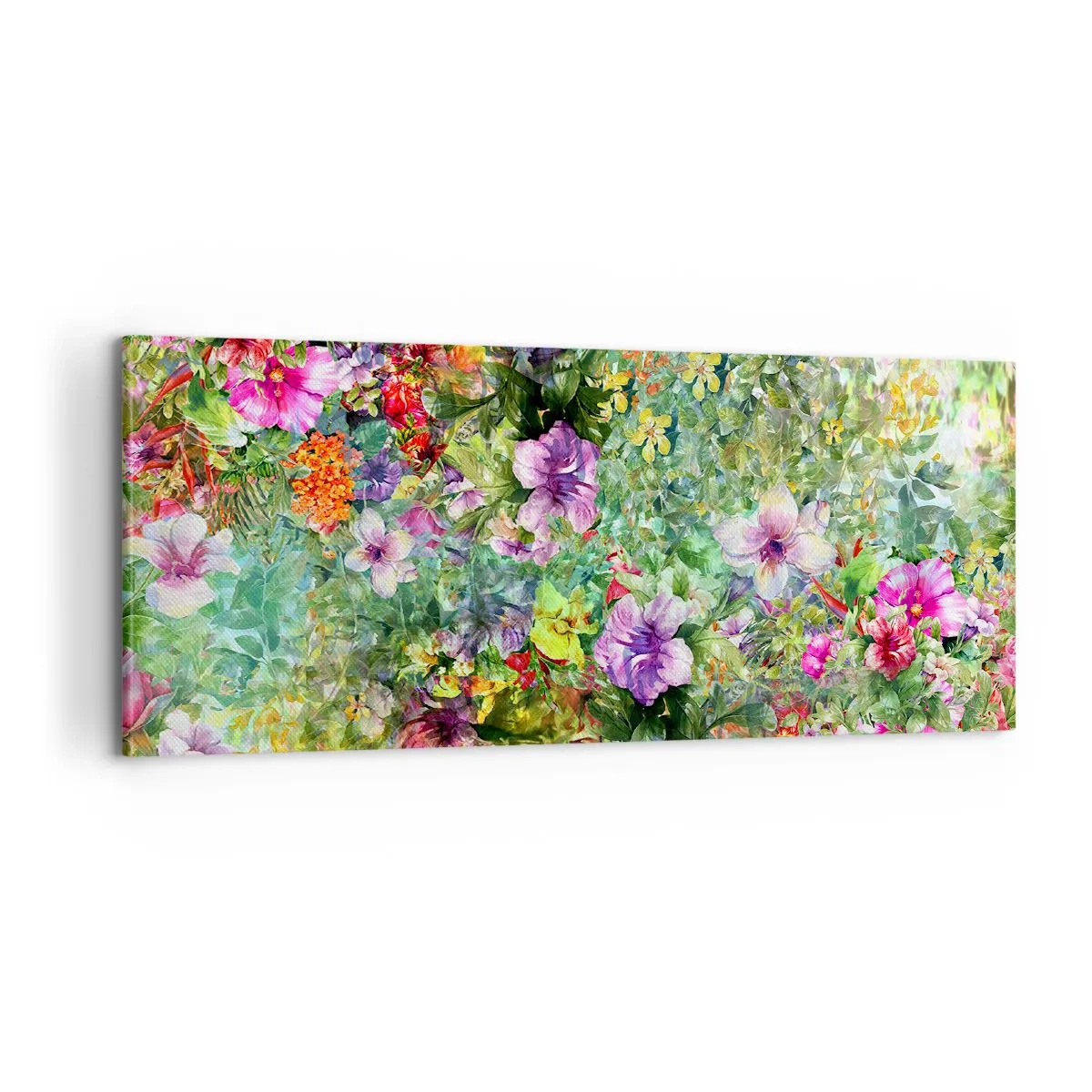Tablou pe pânză - Să ne pierdem în flori - 100x40 cm