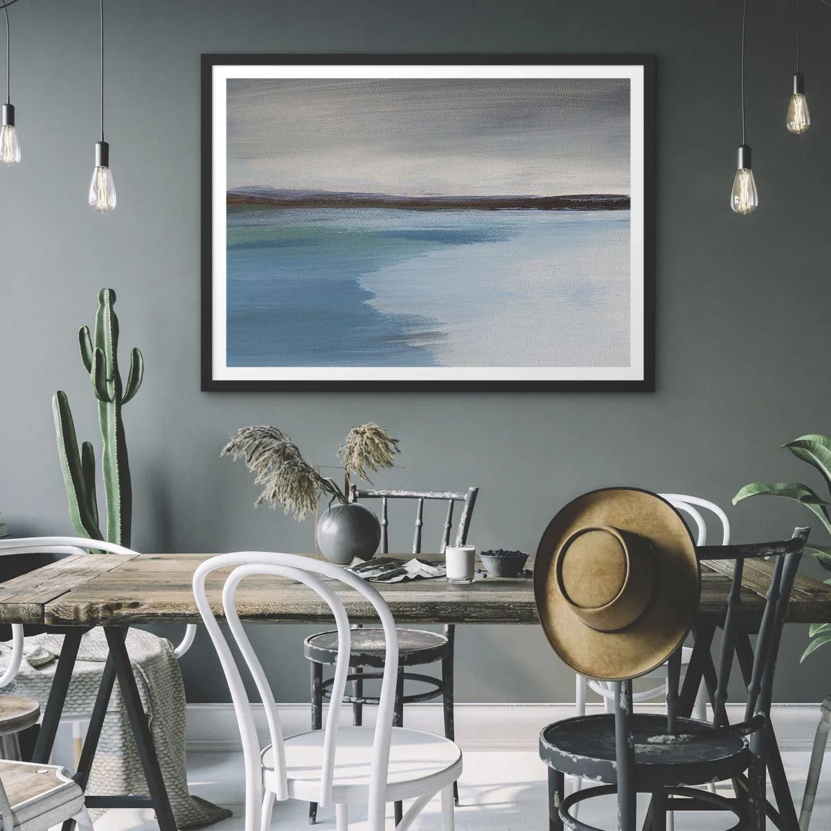 Poster în ramă neagră - Peisaj orizontal - 50x40 cm