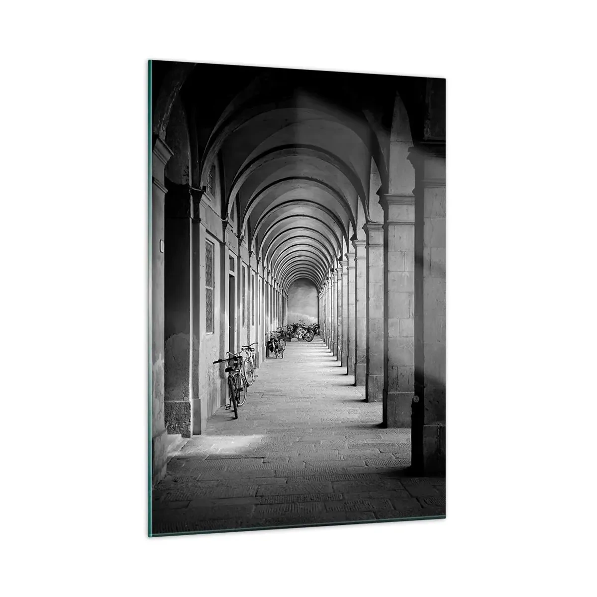 Tablou pe sticlă - Sub arcade - 50x70 cm