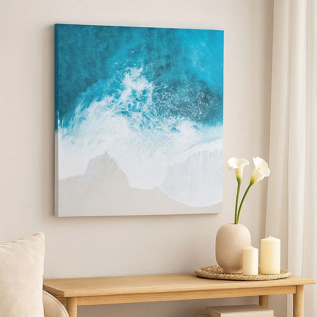 Tablou pe pânză - Mângâiere naturală - 30x30 cm