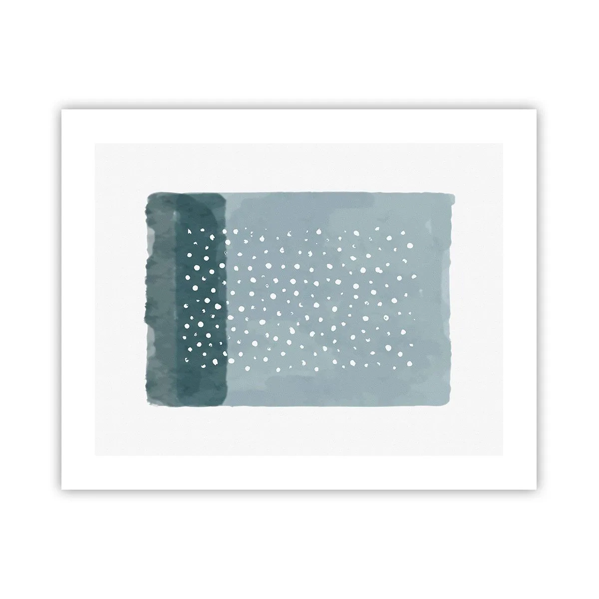 Poster - Crescute pe albastru - 50x40 cm