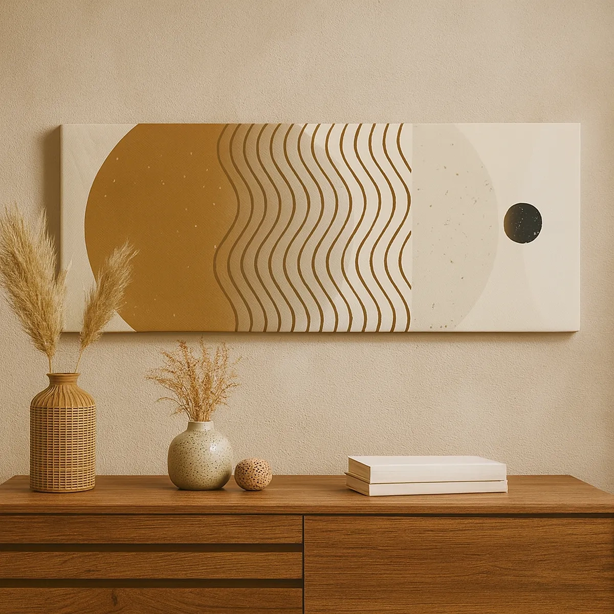 Tablou pe pânză - Despre originea figurilor geometrice - 30x30 cm