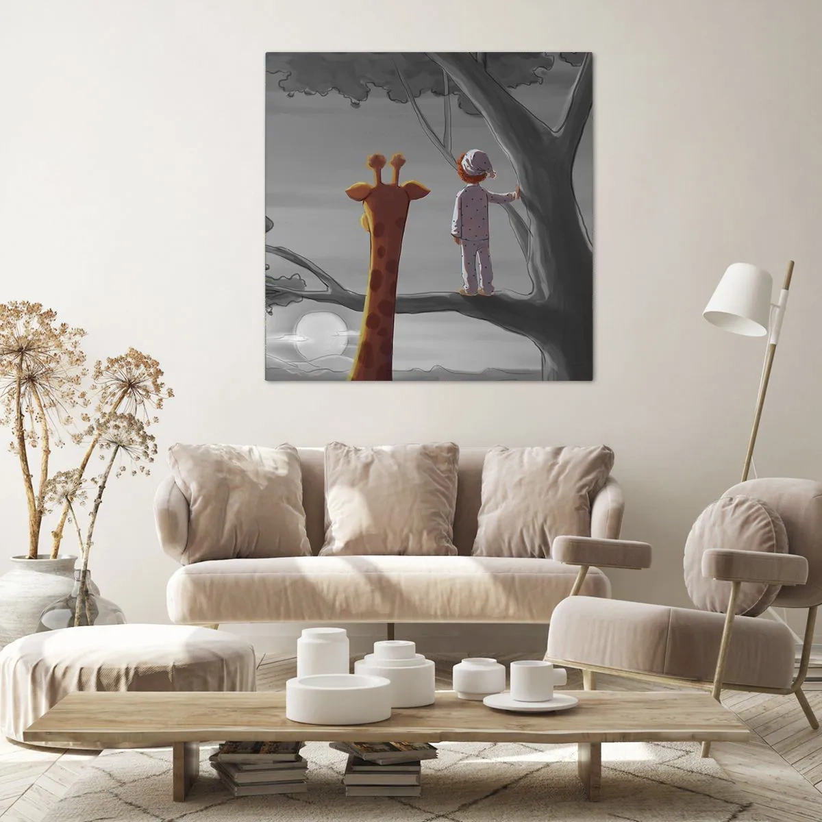 Tablou pe pânză - Acest lucru se întâmplă cu adevărat - 40x40 cm