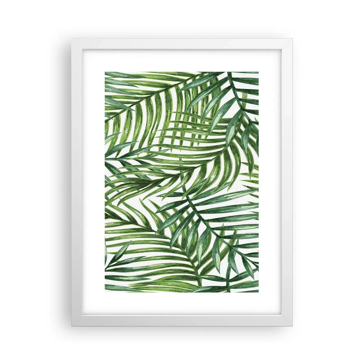 Poster în ramă albă - Sub bolta verde - 30x40 cm