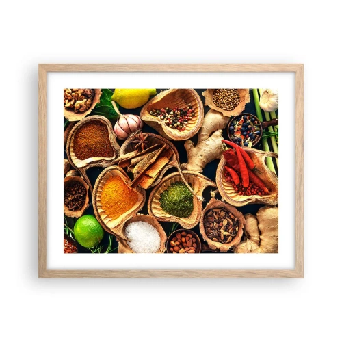 Poster în ramă de stejar deschis - Ia ce vrei - 50x40 cm