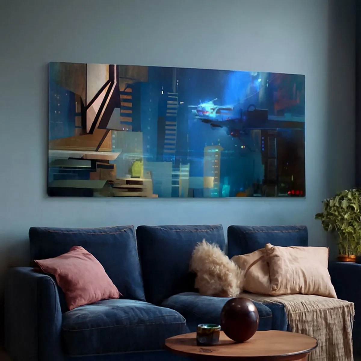 Tablou pe pânză - În viitorul apropiat - 100x40 cm