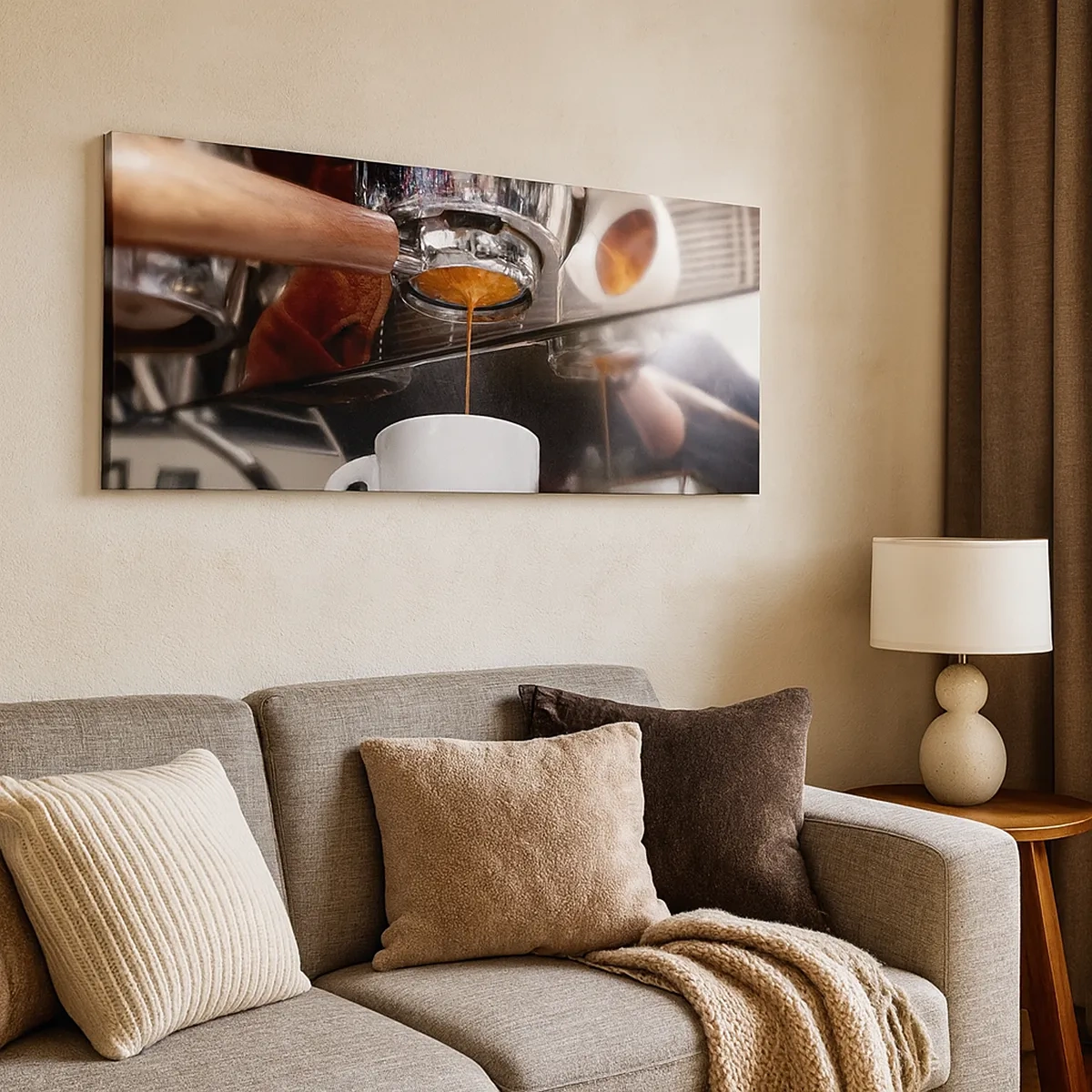 Tablou pe pânză - Cel mai bun moment al zilei - 30x30 cm