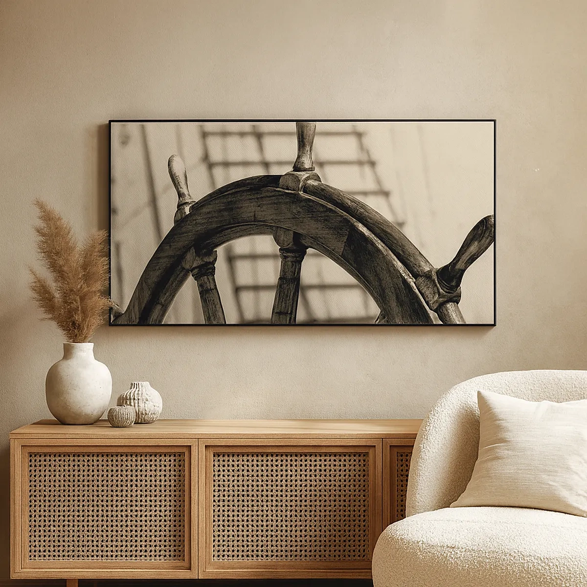 Tablou pe pânză - Povești despre mare - 30x30 cm