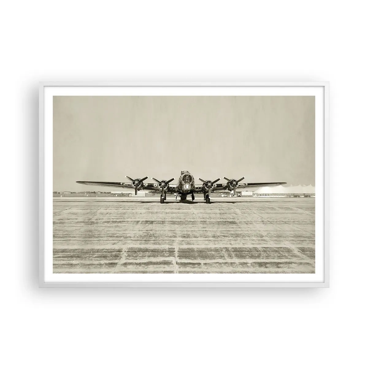 Poster în ramă albă - Pregătit, ca întotdeauna - 100x70 cm