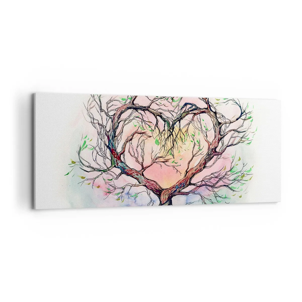 Tablou pe pânză - Împreună împotriva vijeliei - 120x50 cm