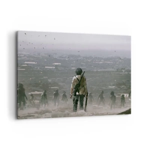 Tablou pe pânză - Ultimul om în picioare? - 100x70 cm