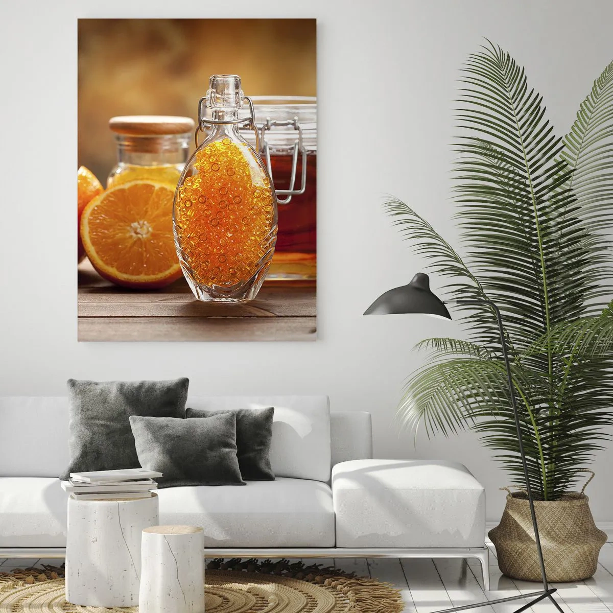 Tablou pe sticlă - Gust și aromă de soare - 50x70 cm