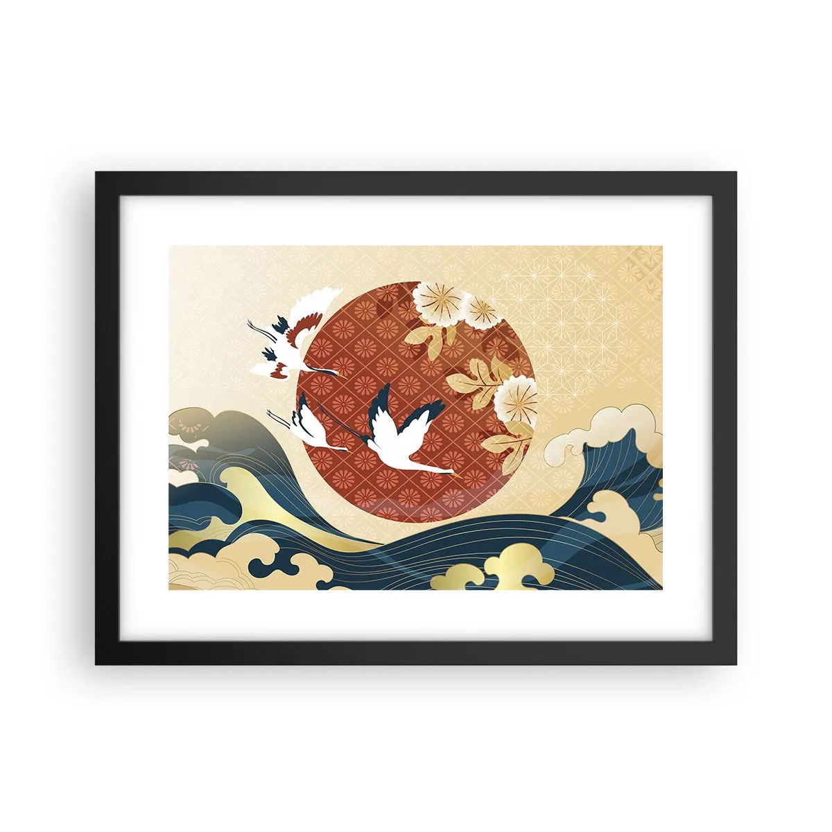 Poster în ramă neagră - O fabulă japoneză - 40x30 cm