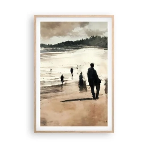 Poster în ramă de stejar deschis - Reamintiți - 61x91 cm