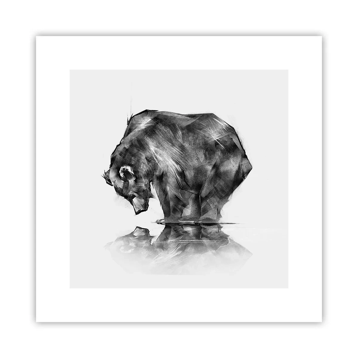 Poster - Mă bucur să văd pe cineva apropiat - 30x30 cm