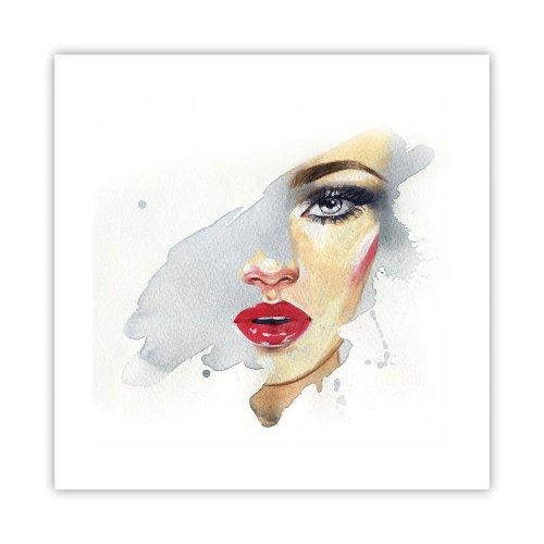 Poster - Reflecție într-o picătură de apă - 40x40 cm
