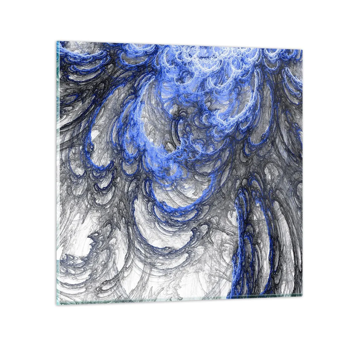 Tablou pe sticlă - Nașterea unui val - 30x30 cm
