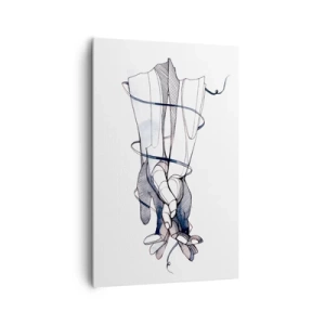 Tablou pe pânză - Un studiu al atingerii - 80x120 cm