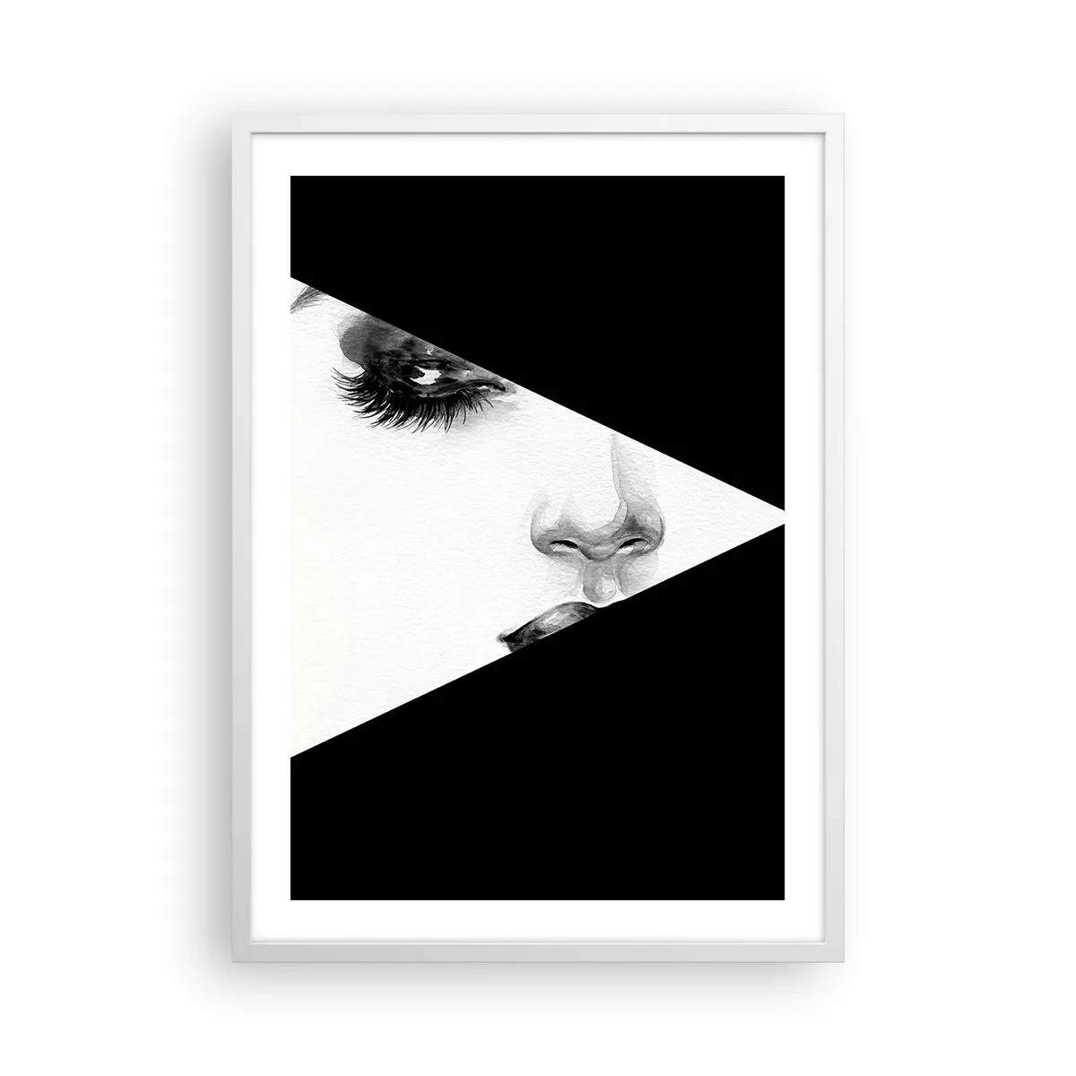 Poster în ramă albă - Mereu nedescoperită - 50x70 cm