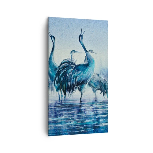 Tablou pe pânză - Întâlnirea de dimineață - 45x80 cm