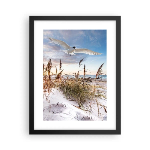 Poster în ramă neagră - Vânt dinspre mare - 30x40 cm