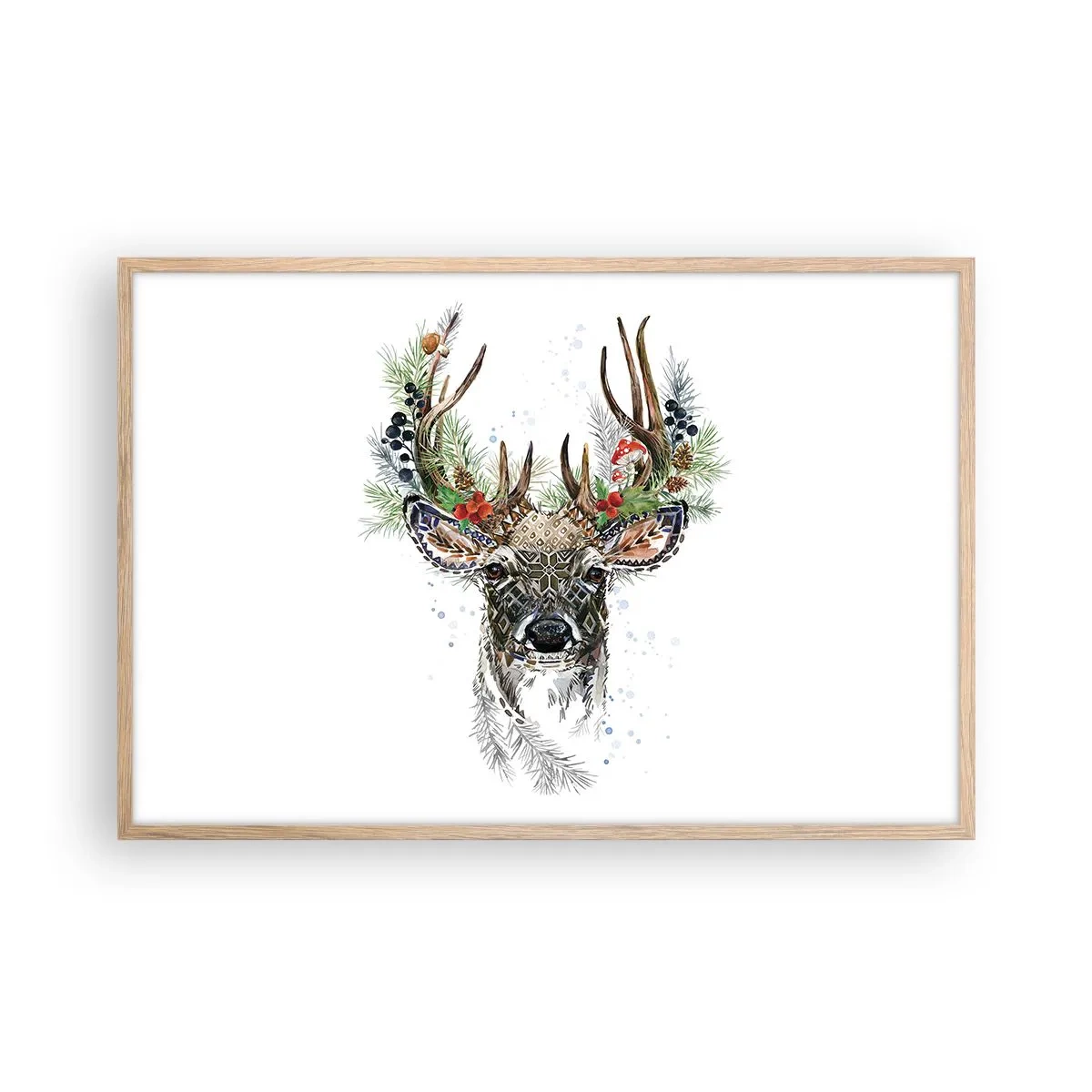 Poster în ramă de stejar deschis - În ținută festivă - 91x61 cm